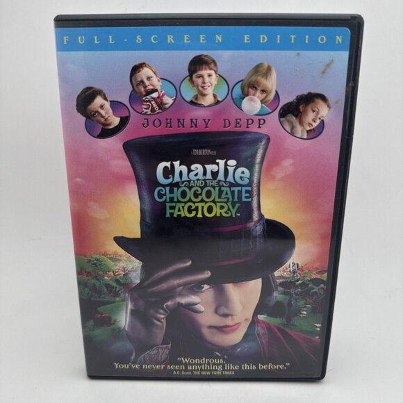 Charlie and the Chocolate Factory (DVD, 2005). D2 - Picture 1 of 3